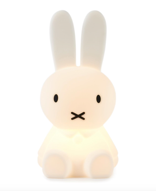 Mr Maria Miffy First Light glowing warmly, front view on white