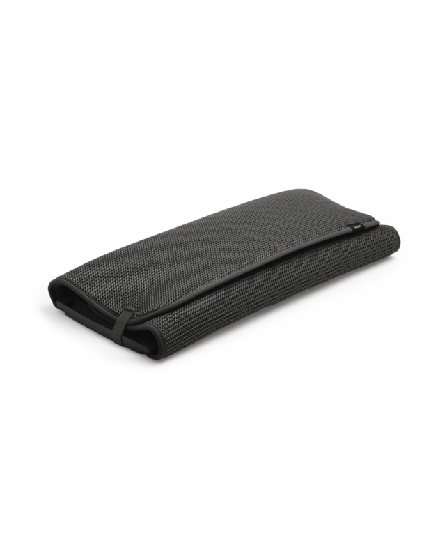 An Umbra UDRY DRYING MAT - Black on a white surface.