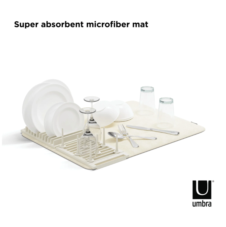 Umbra Linen UDry Folding Microfiber Dish Drying Mat - World Market