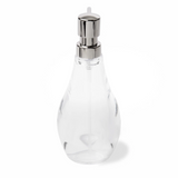 A DROPLET SOAP PUMP, CLEAR acrylic soap pump on a white background by Umbra.
