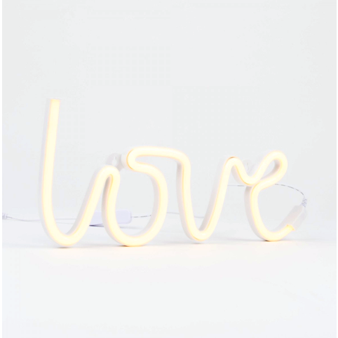 Cloud neon light mounted on a wall