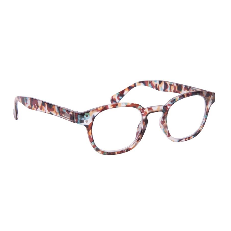 A pair of leopard print Reading Glasses - Tortoiseshell with vision lenses from the brand Albi.