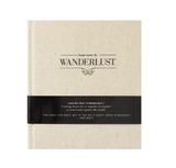 A Swept Away by WANDERLUST travel journal with a wanderlust theme, boasting dimensions that make it perfect for documenting your adventures. (Brand Name: AXEL & ASH)