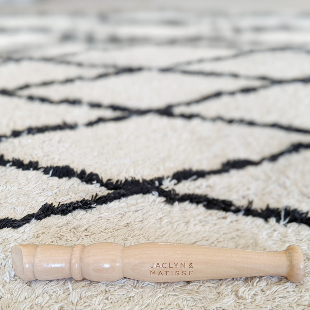 Wooden Flute by Jaclyn & Matisse, Natural Musical Toy