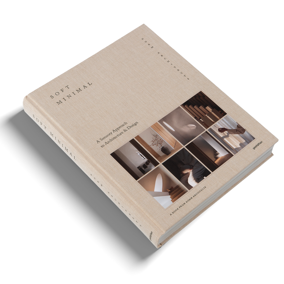 Soft Minimal lying closed and angled on a plain light grey background, cover uppermost