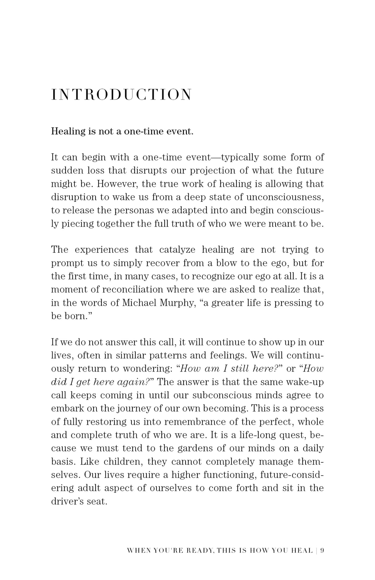 Introduction page of When You're Ready, This Is How You Heal by Brianna Wiest