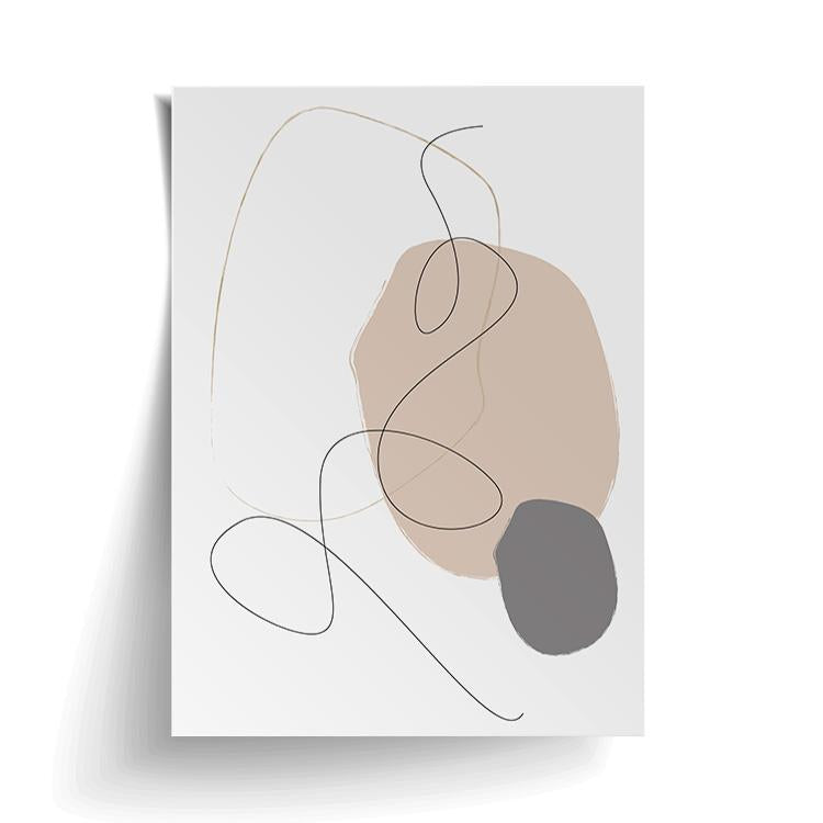 Blurred Lines Print White | Papier HQ