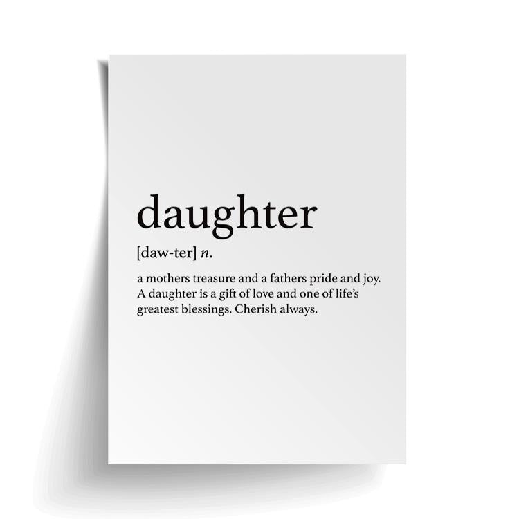 Daughter Print | Papier HQ