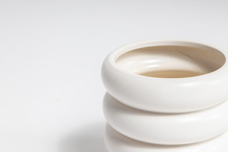 A HAZY POT from Ned Collections, stacked on top of each other.