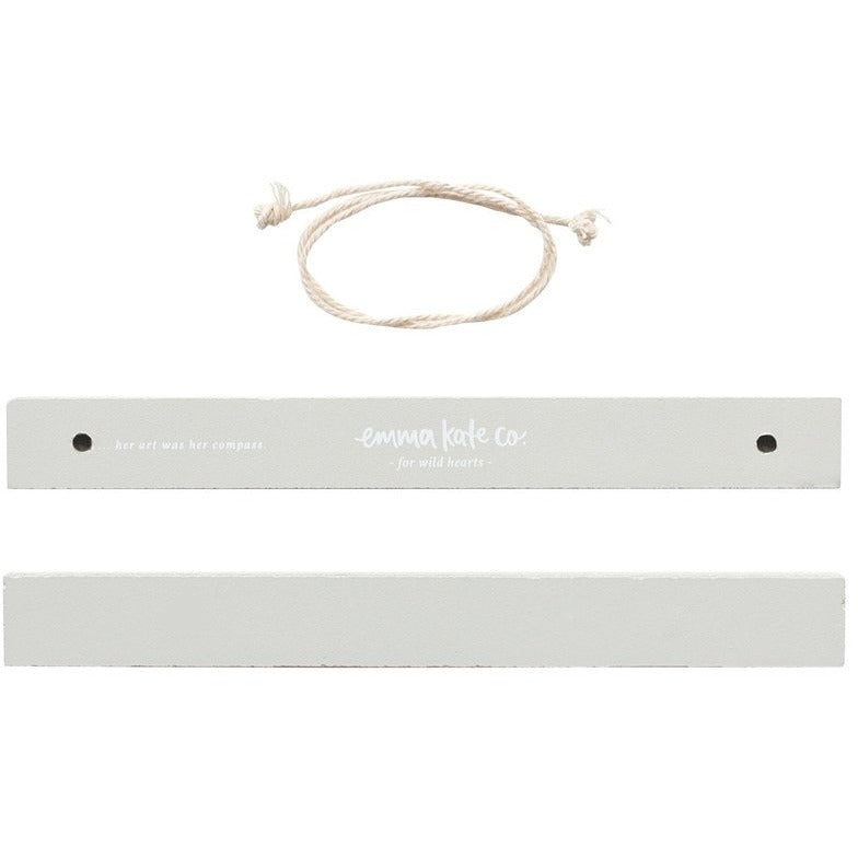 A4 art hanger styled with poster print, magnetic PVC strips by Emma Kate Co