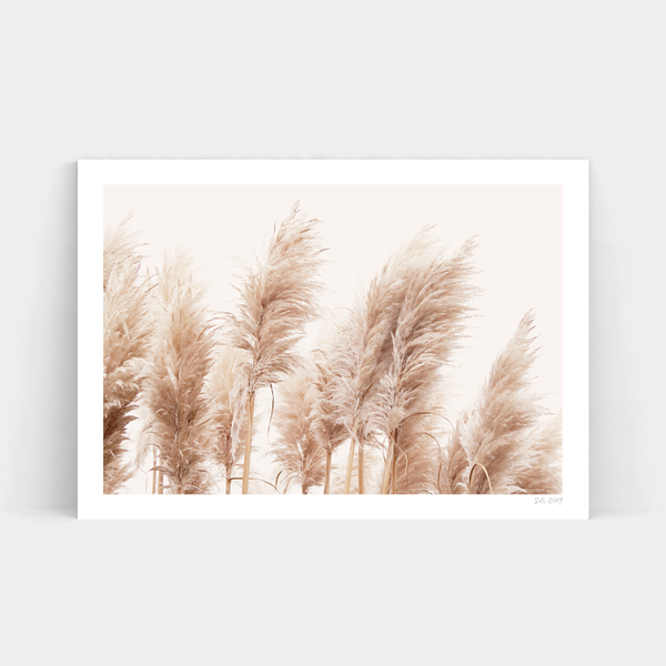 An Art Prints Toi Toi featuring reeds.