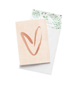 A WILDHEART - Greeting Card by Emma Kate Co with a heart on it.