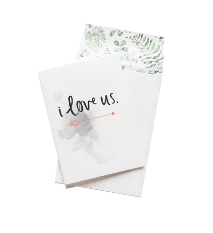 Emma Kate Co's I Love Us greeting card collection.