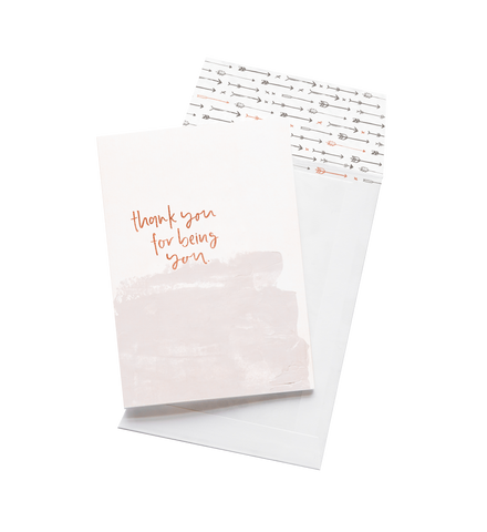 Thank You For Being You // Greeting Card