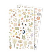 Illustrated Stickers Set | Daily Life | 2 Sheets