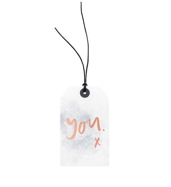 A luxe Emma Kate Co gift tag, made from European hemp twine, perfect for an environmentally responsible touch.