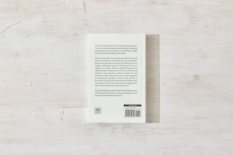 Back cover of the book on whitewashed timber