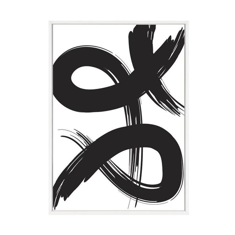 PAPIER HQ | PAINT BRUSH PRINT 2 BLACK