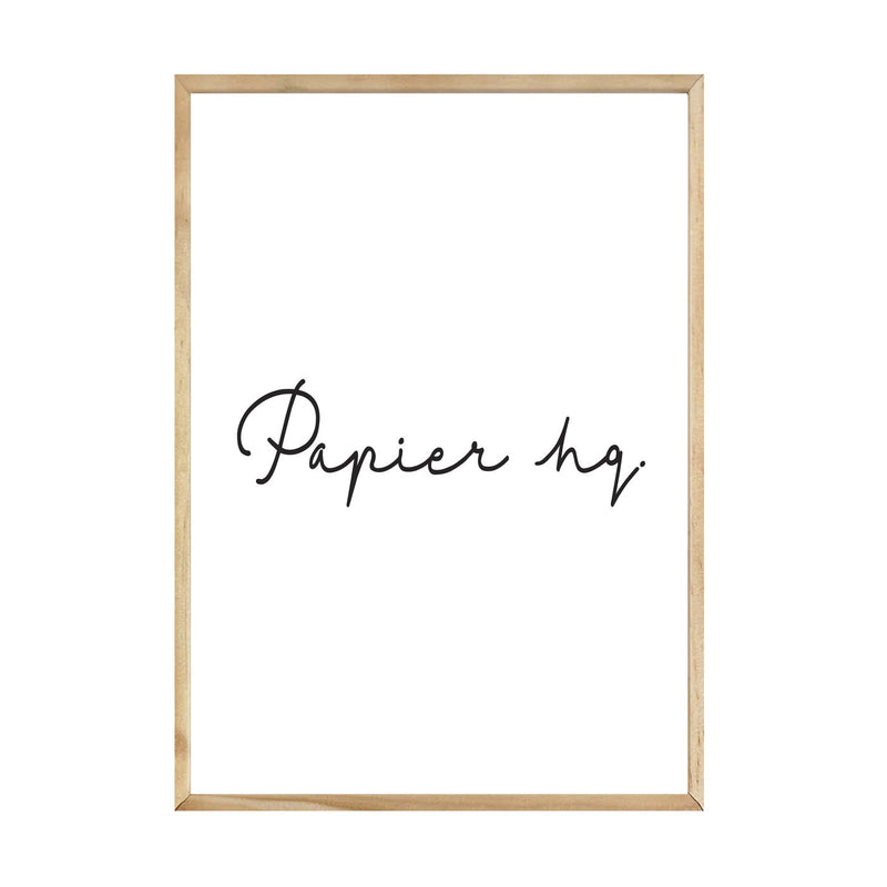 An Art Prints framed paper print with the word "hy" on it, available for delivery.
