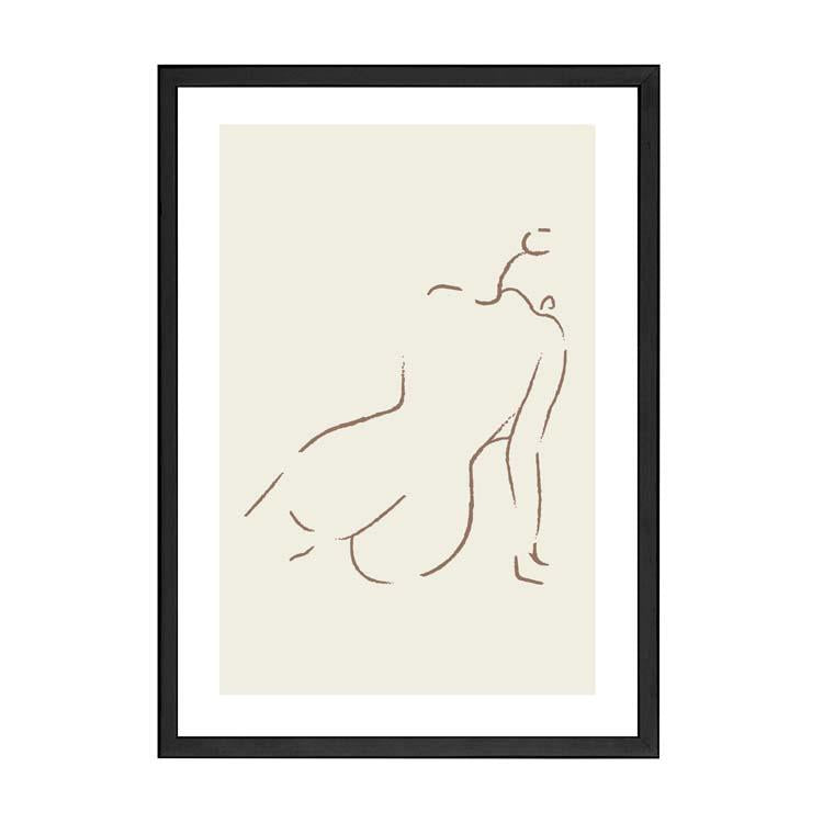 PAPIER HQ | NAKED SILHOUETTE NATURAL PRINT