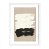 An Art Prints black and white abstract framed PAPIER HQ | PAINTED CANVAS PRINT.