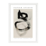 Art Prints' PAPIER HQ | PAPIER STUDIO PRINT framed black and white print.