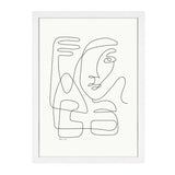 ABSTRACT FACES PRINT