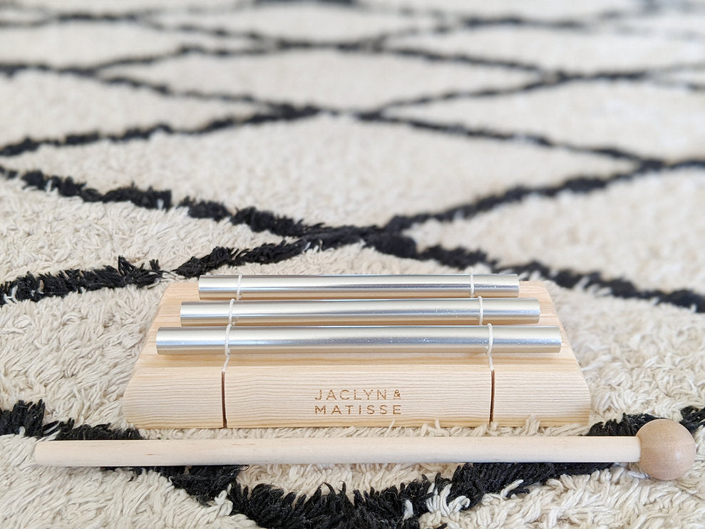 Jaclyn & Matisse Wooden Xylophone – Chime Bar with Aluminium Notes