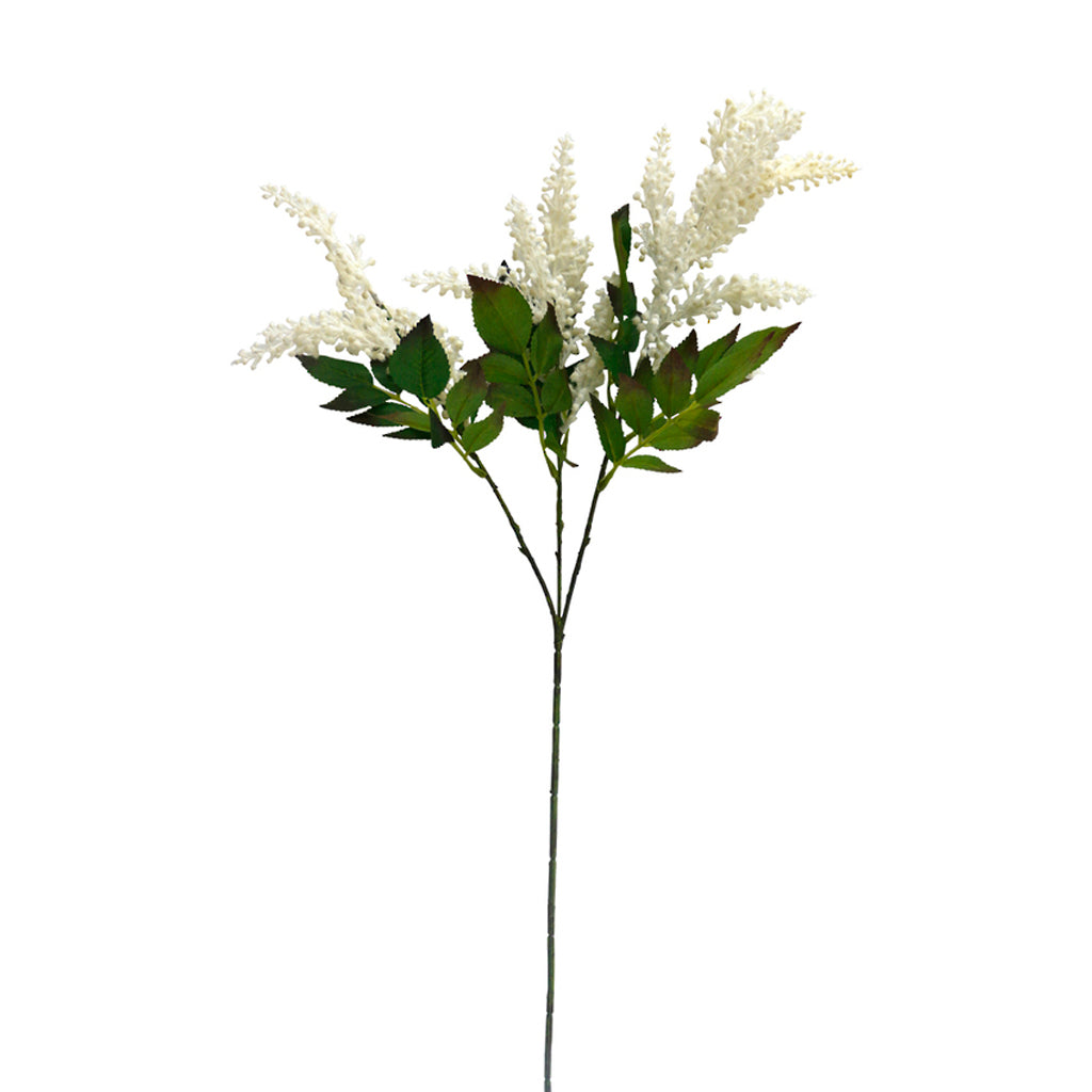 Veronica Spray, White 70cm Faux Silk Flowers