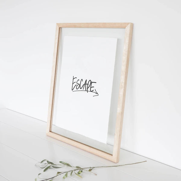 An AXEL & ASH Escape Print with the words 'be brave' on it.