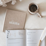 A Becoming MAMA - A Pregnancy Journal by AXEL & ASH, the perfect gift for mamas-to-be to document their journey in this beautifully designed baby journal.
