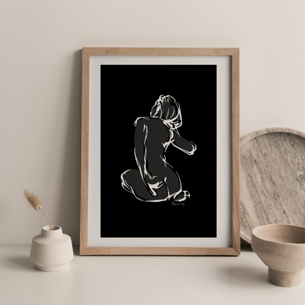 Young and Restless Print Black | Papier HQ