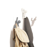 A set of Buddy Hooks - Set of 3 Multi Grey hooks from the Umbra range, designed to securely hold a backpack.