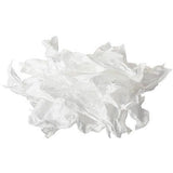 Crumpled white Cloud Pendant paper lamp shade showing its hand-shaped sculptural form