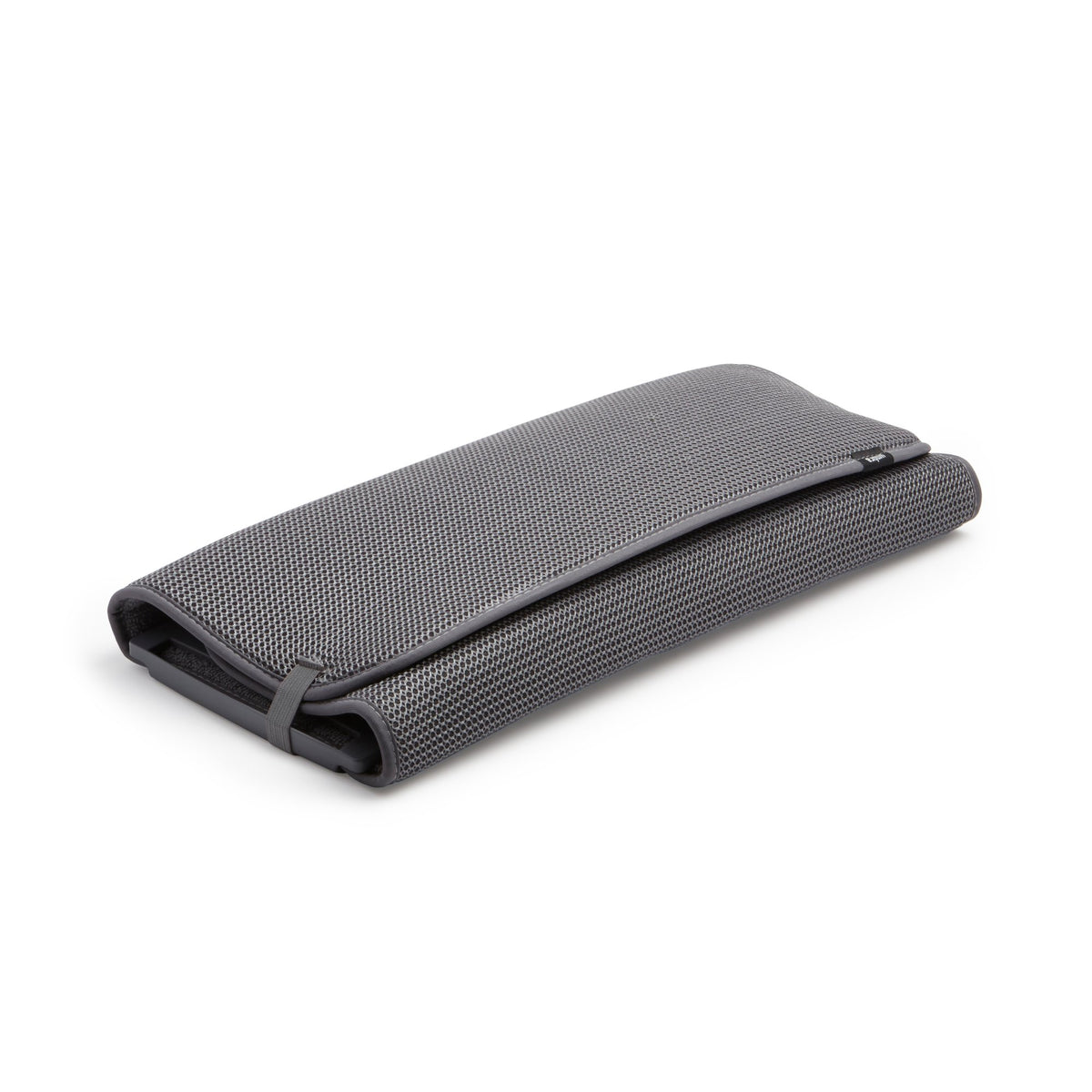 Umbra Udry drying mat folded closed with the dish rack stored inside