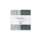 A grey and white RIB DISHCLOTH 35 X 35CM with a cross on it, designed for optimal water absorbency, by Nawrap.
