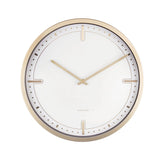 An aesthetic Karlsson clock featuring Dots & Batons design displayed on a white background.
