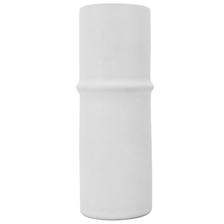 A Ceramic Bamboo Vase on a white background, available in various sizes by Flux Home.