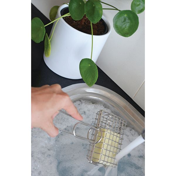 Florence Stainless Steel Soap Cage – Eco Dish & Laundry Soap Shaker