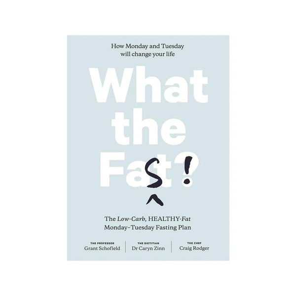 A comprehensive guide to fasting and incorporating healthy low-carb and healthy fat practices, What the Fast! by Books.
