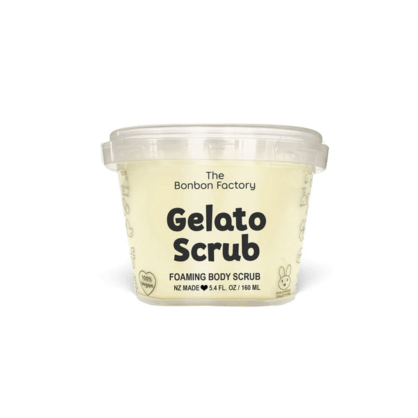 The tired and uninspired individual will benefit from the rejuvenating effects of the The Bonbon Factory's PINEAPPLE CRUSH | GELATO SCRUB, an invigorating body scrub.