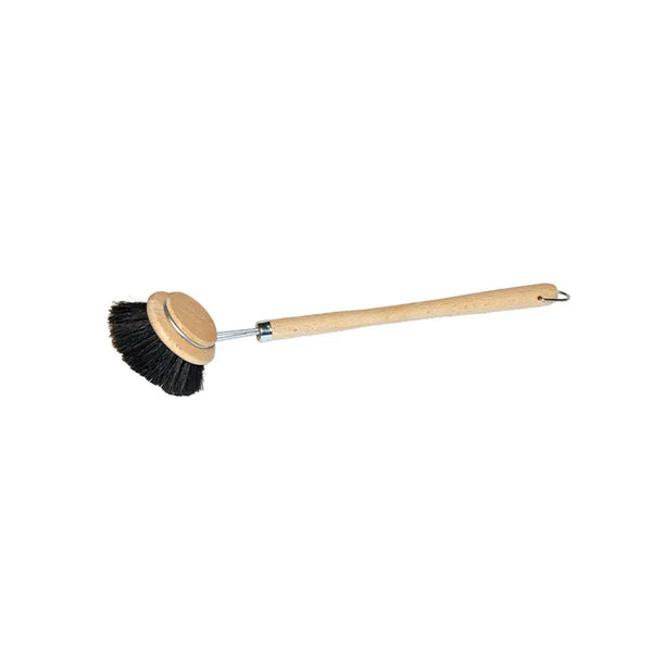 A Florence DISH BRUSH BLACK HORSE HAIR with a black handle and replacement brush heads.