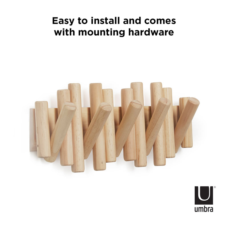Easy to install Umbra wall art that comes with mounting hardware.