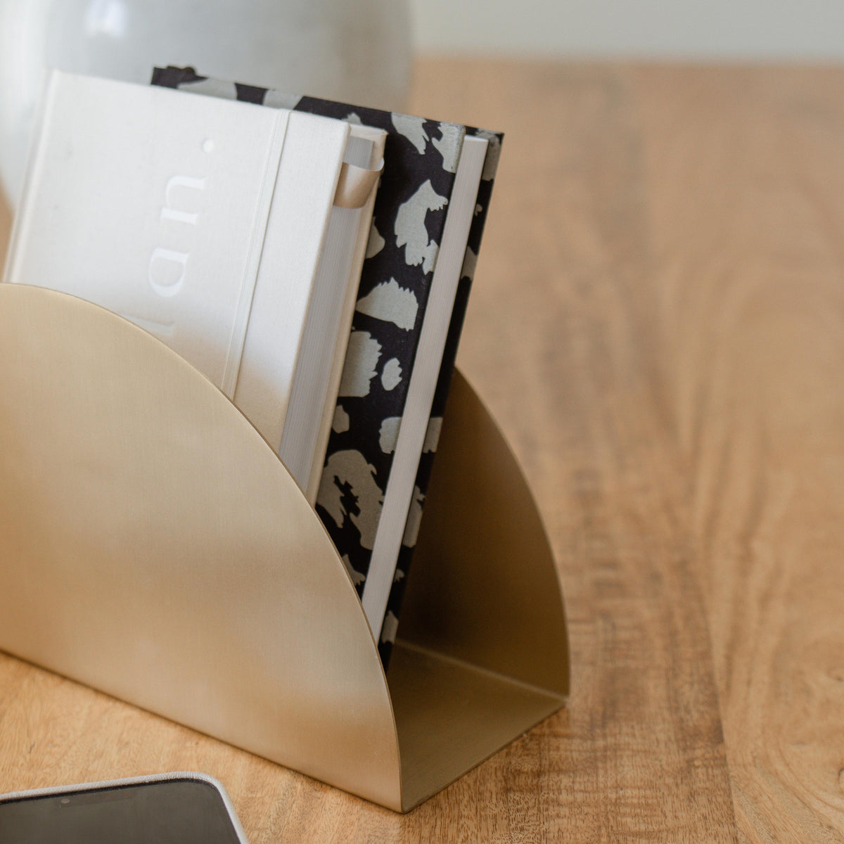 Brass Book Holder – Solid Brass Desk Organiser