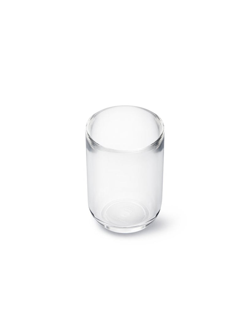 An Umbra Junip Tumbler - Acrylic, from the Junip collection, sitting on a white surface.