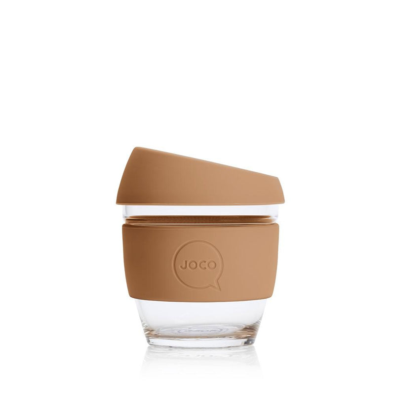 A Joco Cups | Takeaway Cup - 4oz with a lid on it.