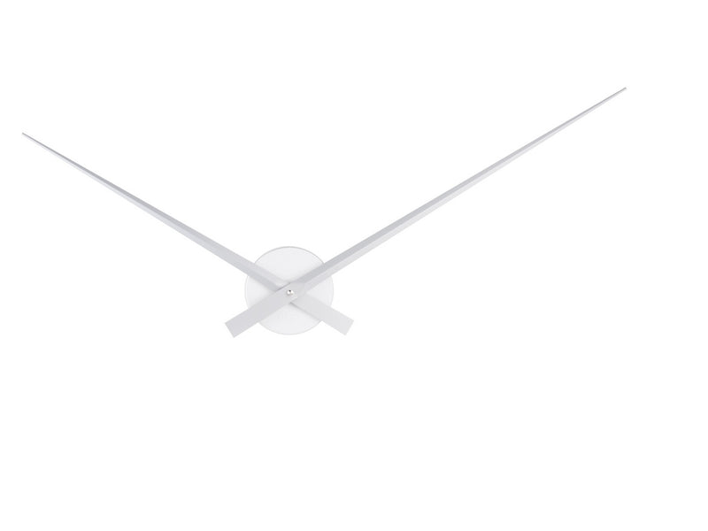 An innovative design Large Little Big Time Wall Clock - Silver with a cross, made by Karlsson clocks.