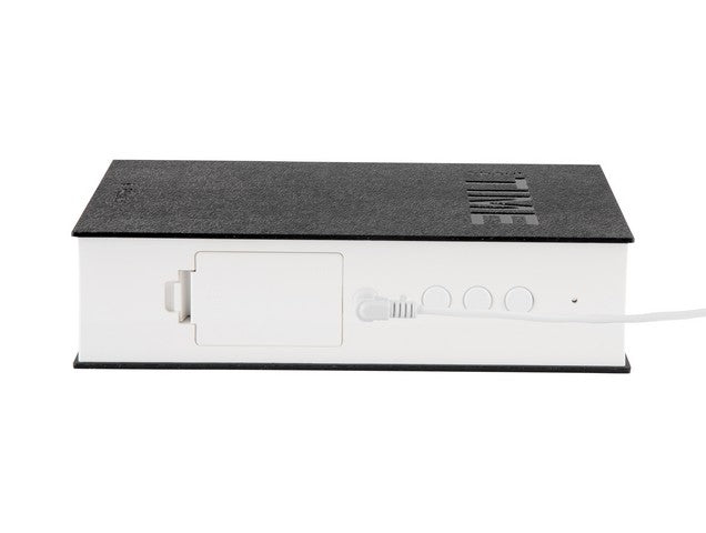 Karlsson Alarm LED Book Clock, side profile showing book-like spine