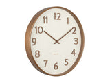 A minimal wall clock from Karlsson with numbers, offering various design options.