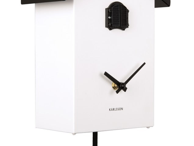 A white Karlsson Cuckoo Traditional - Various Options clock on a white background.